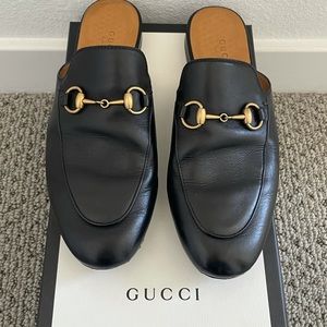 Gucci Princetown Black Mules